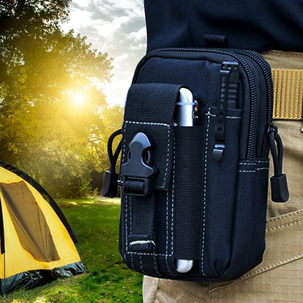 Edc Carry Bag - กระเป๋าคาดเอวแบบยุทธวิธี Molle กระเป๋าคาดเอวทหาร EDC อุปกรณ์จัดเก็บเครื่องมือ ซองใส่โทรศัพท์