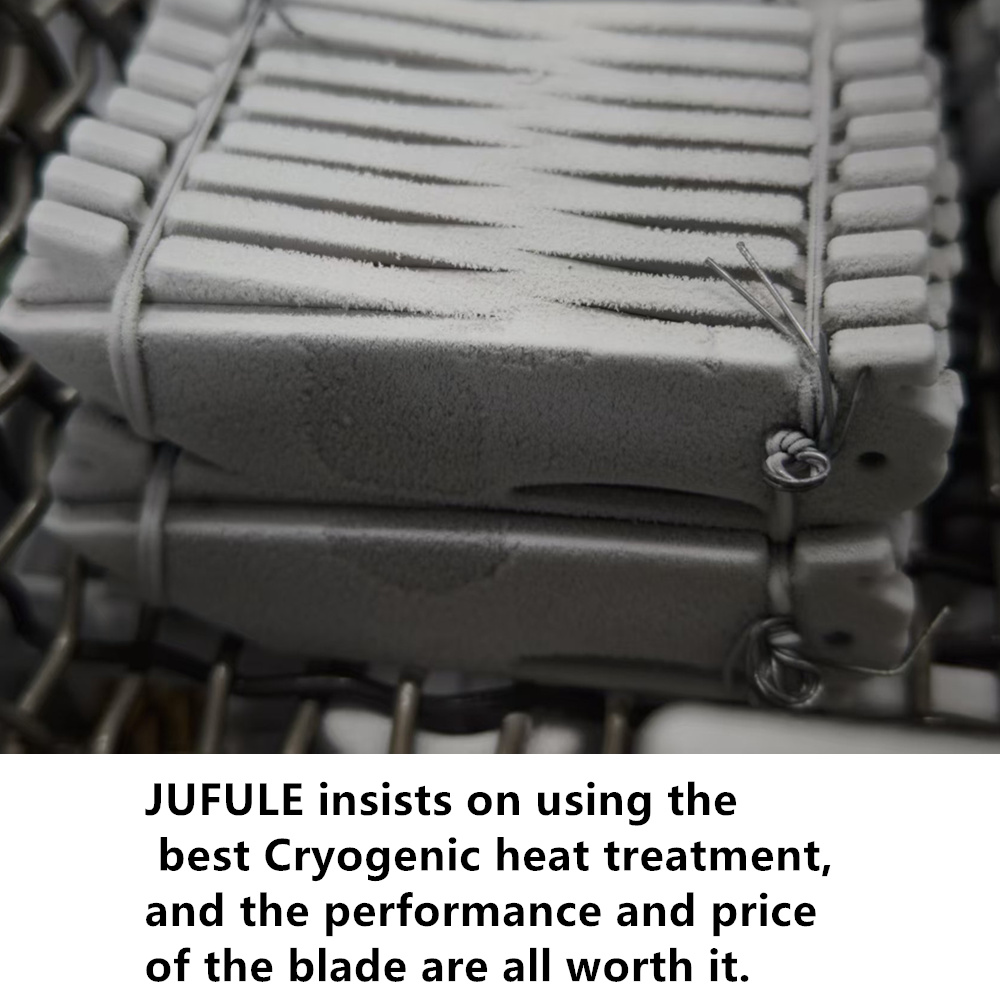 Pocket Knife Ceramic - มีดพับ JUFULE Neutralizer ด้ามจับไทเทเนียม ความแข็ง 60+