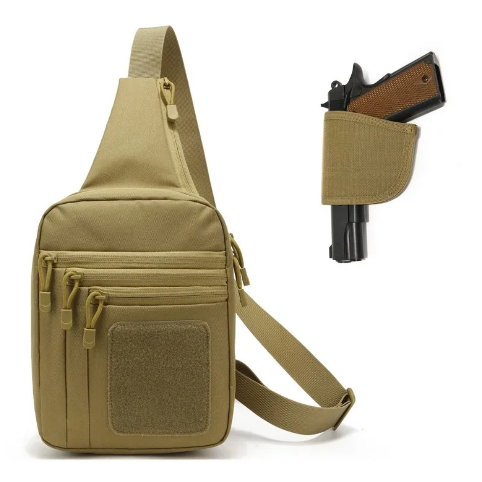 Edc Carry Gun - กระเป๋าคาดอกแบบยุทธวิธีใหม่ ซองปืนพกพาแบบซ่อน กระเป๋าใส่ปืนแบบคาดลำตัว กระเป๋า EDC แบบสะพายข้าง
