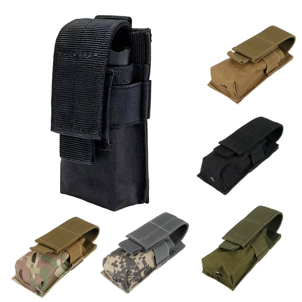 Edc Carry Holster - Molle ยุทธวิธี M5 กระเป๋าไฟฉาย 9 มม.นิตยสาร