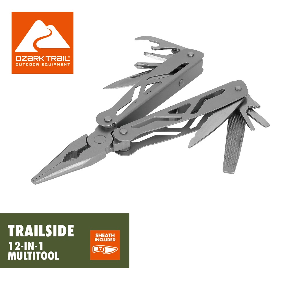 Edc Carry Pliers - เครื่องมืออเนกประสงค์ 12-in-1 สำหรับการตั้งแคมป์ เดินป่า อุปกรณ์เอาตัวรอด และการใช้งานประจำวัน