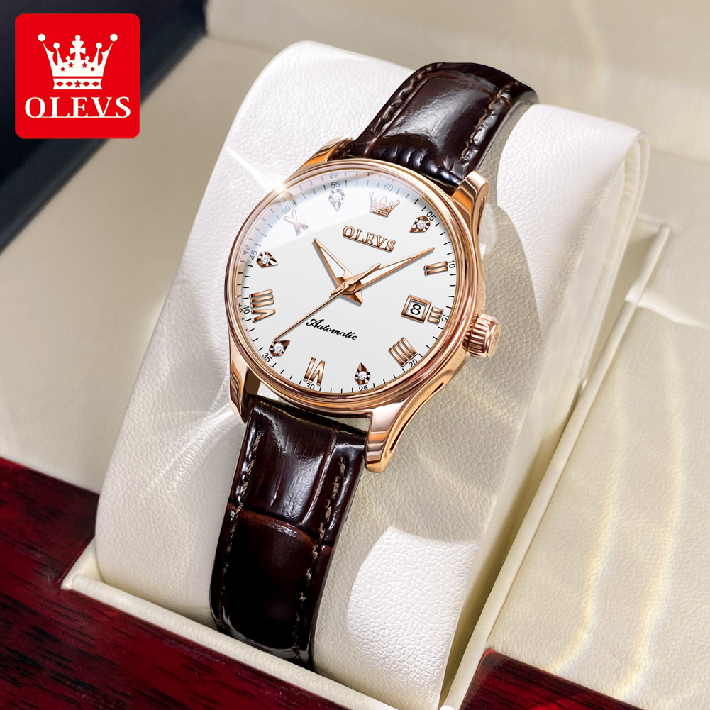 Watch Winder Compact - OLEVS นาฬิกาข้อมือผู้หญิงนาฬิกาแฟชั่นหรู9932, กันน้ำนาฬิกาข้อมือผู้หญิงบอกวันที่นาฬิกาข้อมือผู้ชายเรืองแสง