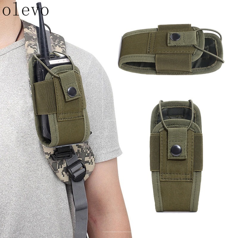 Edc Carry Bag - กระเป๋าใส่เครื่องรับส่งวิทยุแบบพกพา กระเป๋าคาดเอวสำหรับเดินป่า กระเป๋าใส่อุปกรณ์ยุทธวิธี กระเป๋าสำหรับพกพา กระเป๋าสำหรับกิจกรรมกลางแจ้ง กระเป๋าสำหรับล่าสัตว์