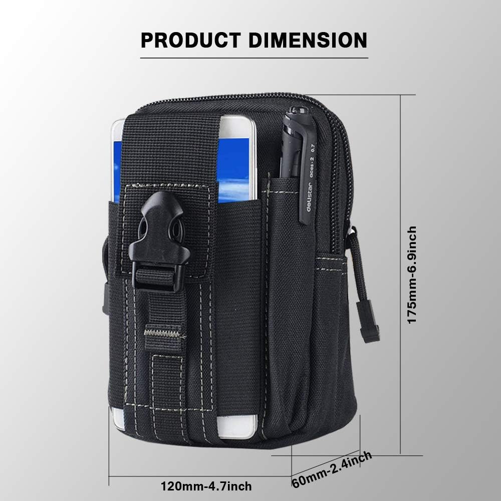 กระเป๋าคาดเอวแบบยุทธวิธี Molle - Edc Carry Bag บทวิจารณ์และราคา
