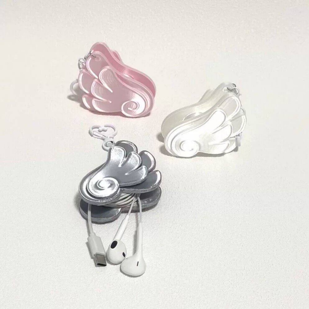 พวงกุญแจที่เก็บสายเคเบิลรูปปีก - Cable Winder Keychain บทวิจารณ์และราคา