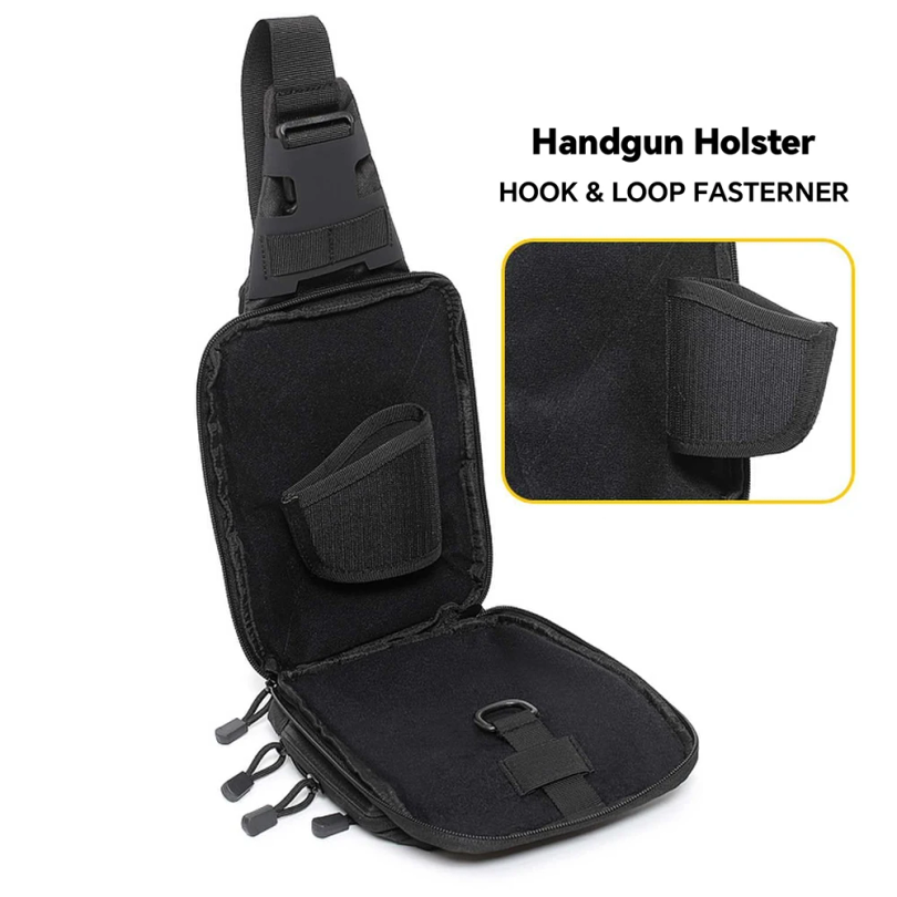 กระเป๋าสะพายข้างแบบยุทธวิธีสำห - Edc Carry Gun บทวิจารณ์และราคา