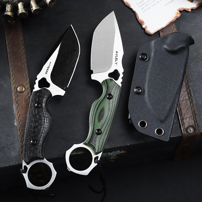 มีดใบตายคุณภาพสูงทำจากเหล็ก DC - Edc Fixed Blade Deep Carry บทวิจารณ์และราคา