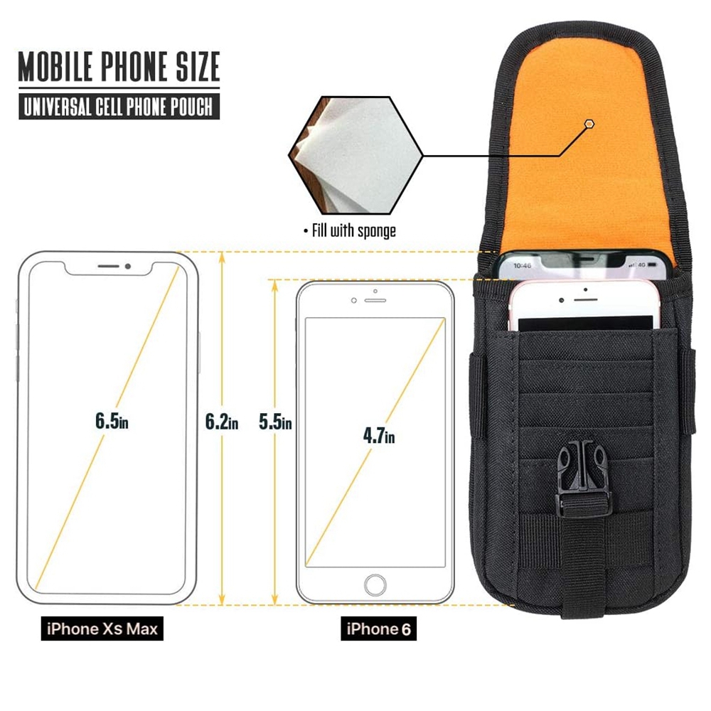 กระเป๋าใส่โทรศัพท์แบบยุทธวิธี  - Edc Carry Holster บทวิจารณ์และราคา