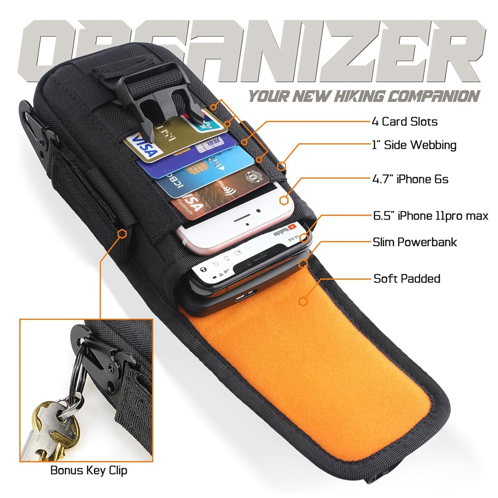 กระเป๋าใส่โทรศัพท์แบบยุทธวิธี  - Edc Carry Holster บทวิจารณ์และราคา
