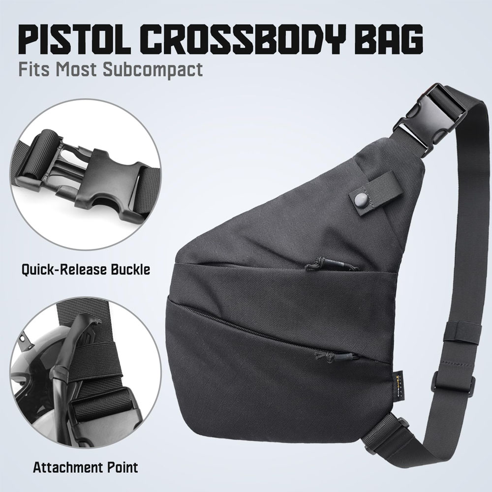 ปืนปกปิดทางยุทธวิธีกระเป๋าใส่โ - Edc Carry Gun บทวิจารณ์และราคา