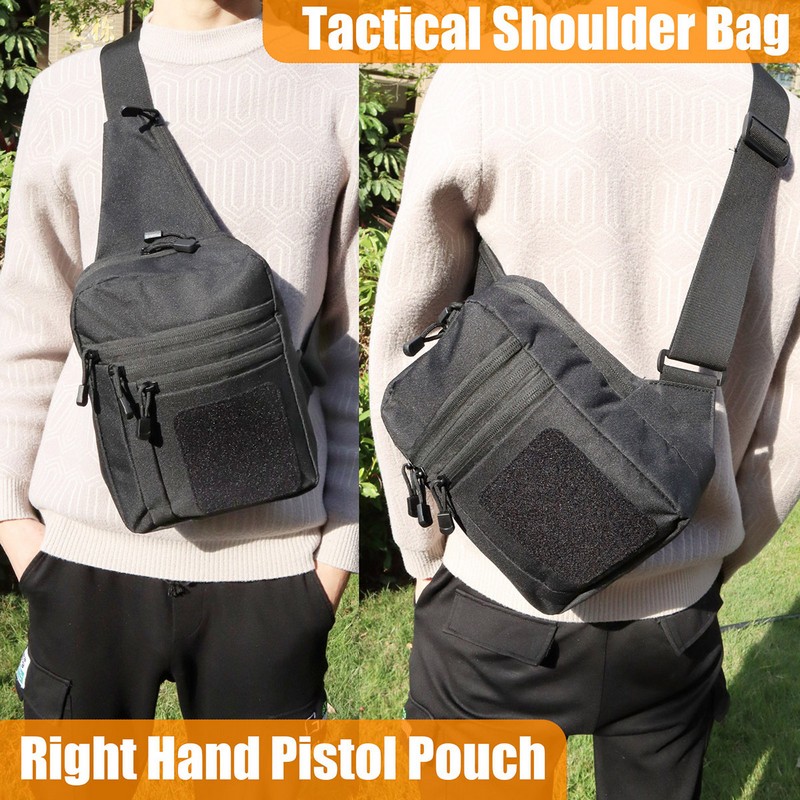 กระเป๋าคาดอกแบบยุทธวิธีใหม่ ซอ - Edc Carry Gun บทวิจารณ์และราคา