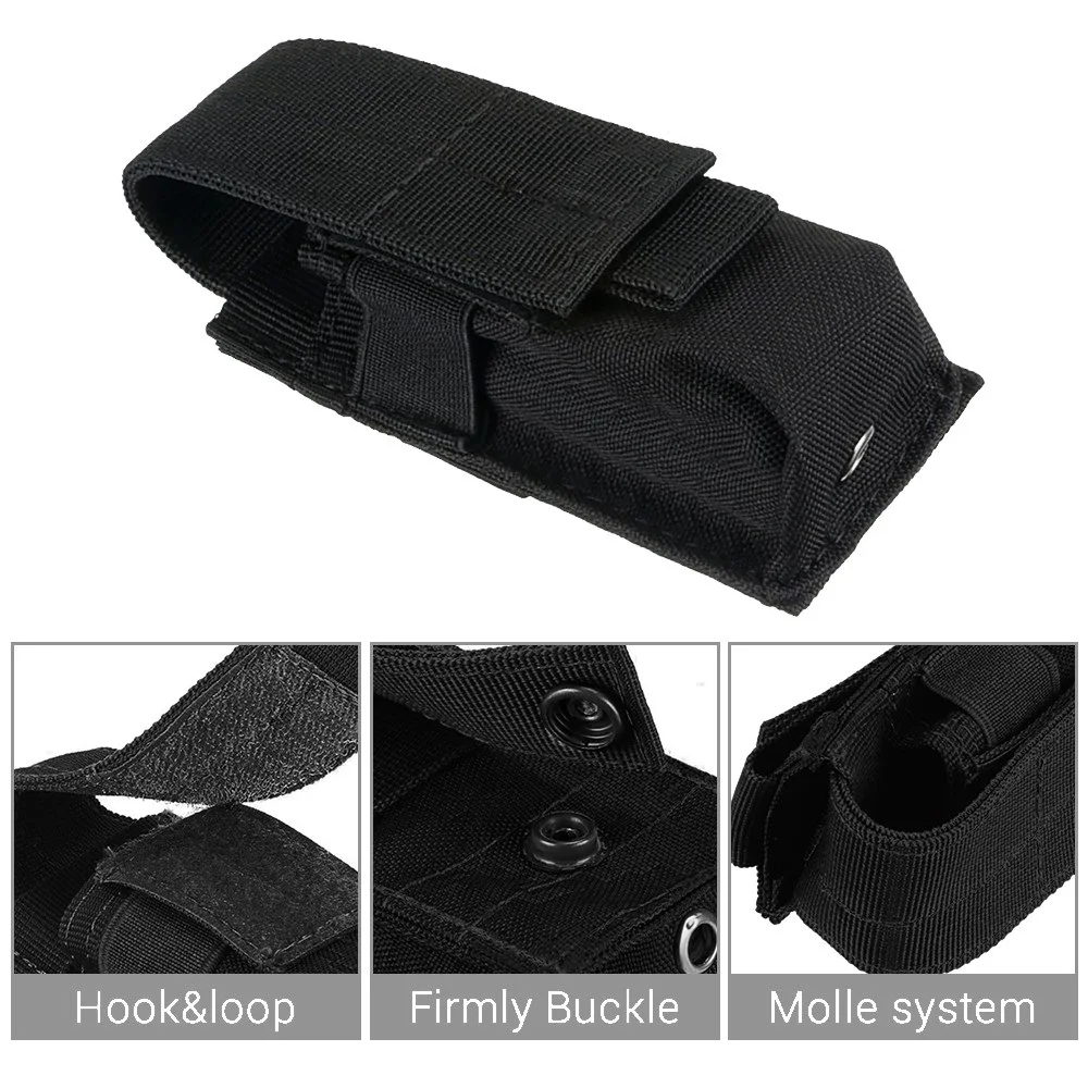 Molle ยุทธวิธี M5 กระเป๋าไฟฉาย - Edc Carry Holster บทวิจารณ์และราคา