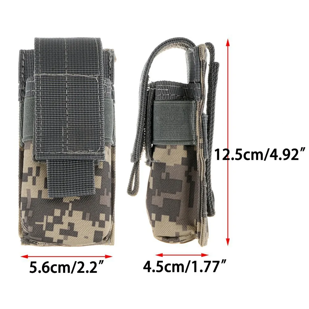 Molle ยุทธวิธี M5 กระเป๋าไฟฉาย - Edc Carry Holster บทวิจารณ์และราคา