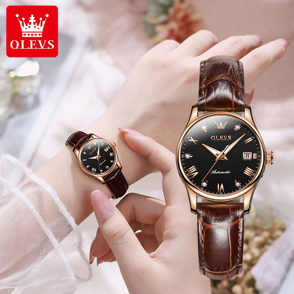 OLEVS นาฬิกาข้อมือผู้หญิงนาฬิก - Watch Winder Compact บทวิจารณ์และราคา