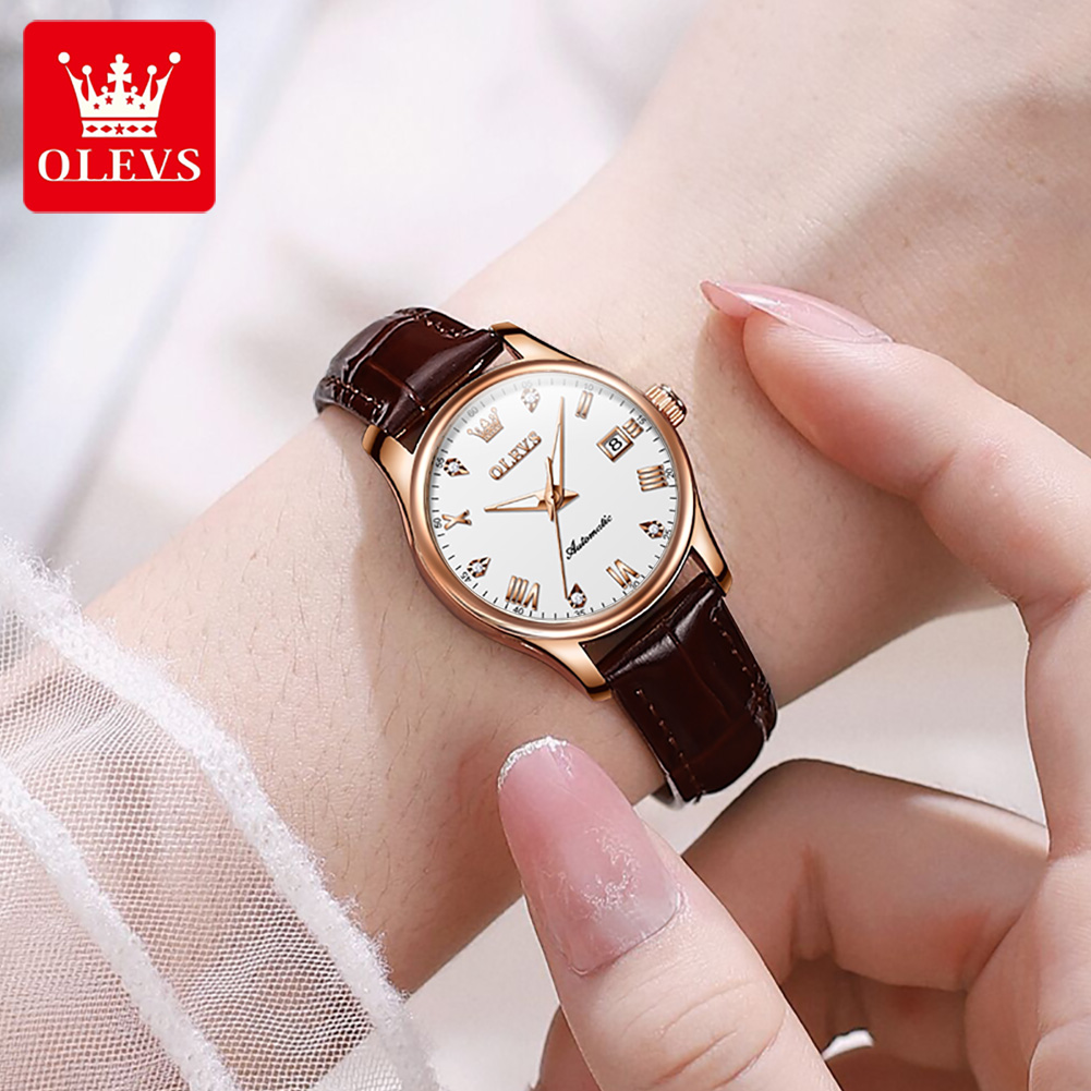 OLEVS นาฬิกาข้อมือผู้หญิงนาฬิก - Watch Winder Compact บทวิจารณ์และราคา