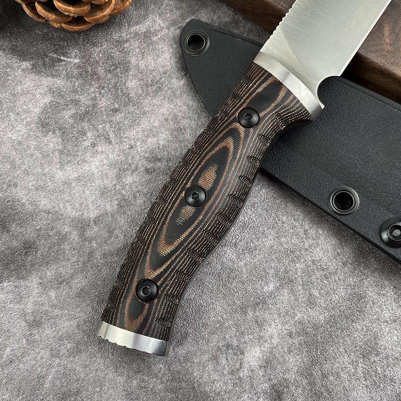 มีดตรง ใบมีด D2 ด้ามจับ G10 ED - Edc Fixed Blade Deep Carry บทวิจารณ์และราคา