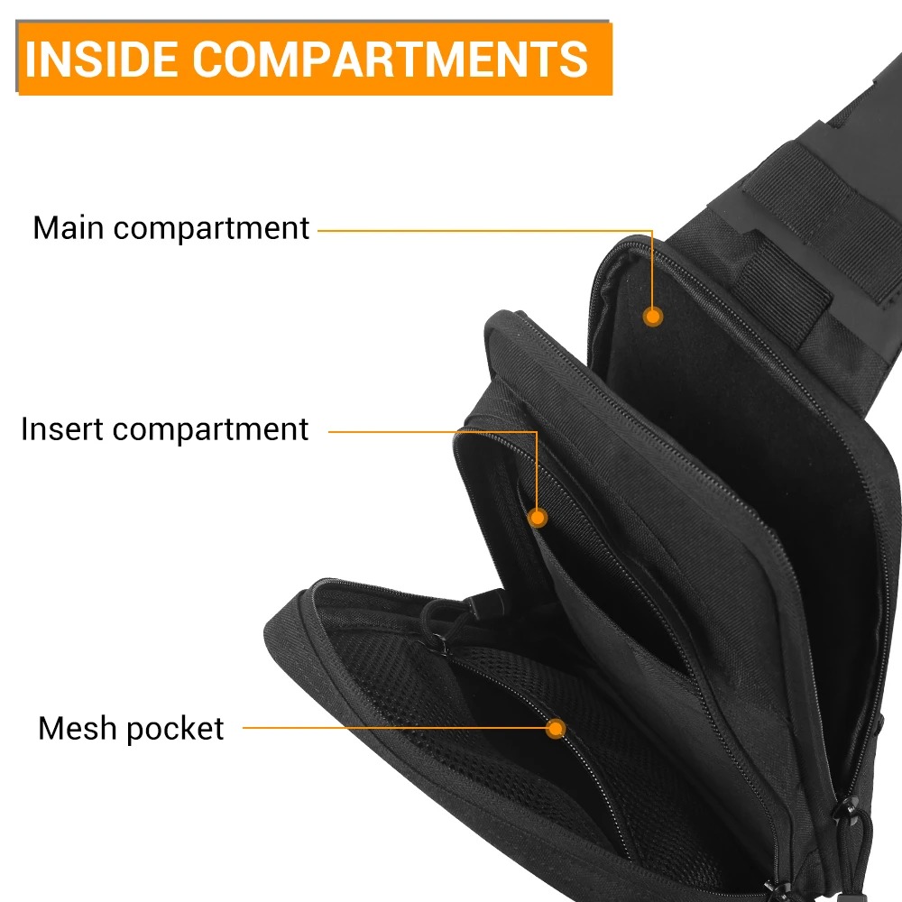 กระเป๋าปืนพกยุทธวิธีสำหรับพกพา - Edc Carry Gun บทวิจารณ์และราคา