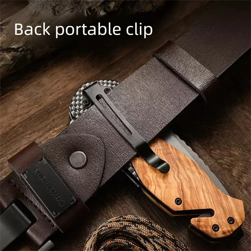 มีดพับลายดามัสกัส ใบมีดสแตนเลส - Edc Carry Pocket Knife บทวิจารณ์และราคา