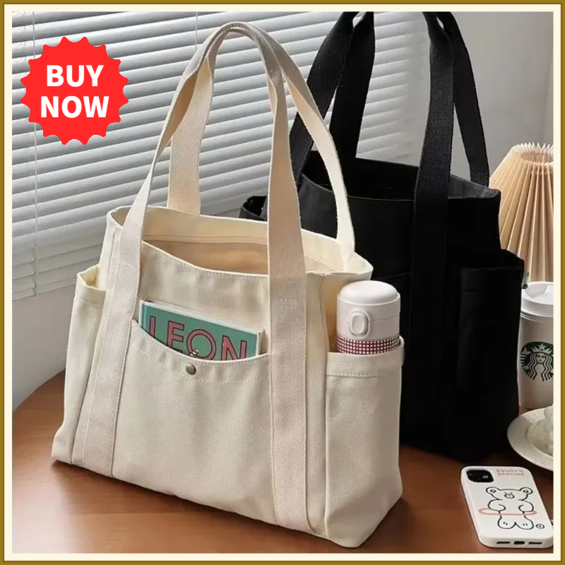 กระเป๋าผ้าแคนวาสความจุขนาดใหญ่ - Edc Carry Bag บทวิจารณ์และราคา
