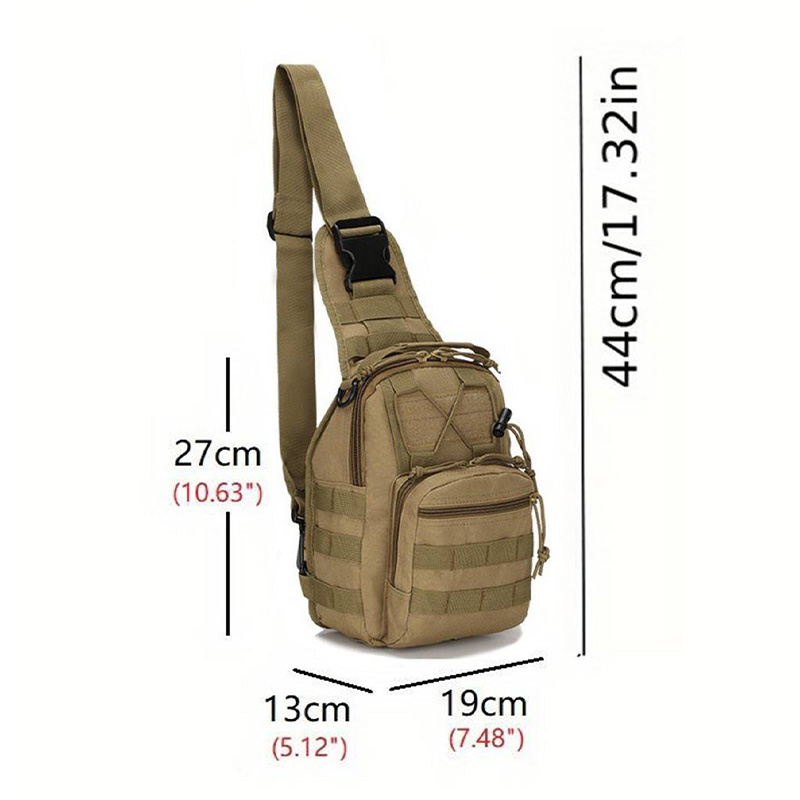 กระเป๋าคาดอกกระเป๋ายุทธวิธีสะพ - Edc Carry Bag บทวิจารณ์และราคา