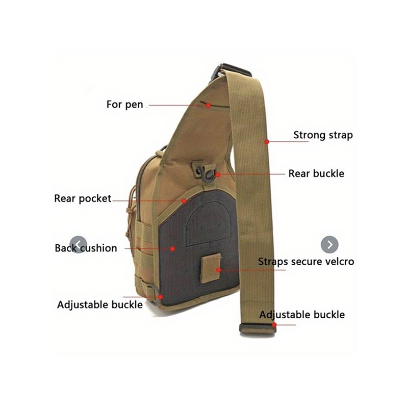 กระเป๋าคาดอกกระเป๋ายุทธวิธีสะพ - Edc Carry Bag บทวิจารณ์และราคา