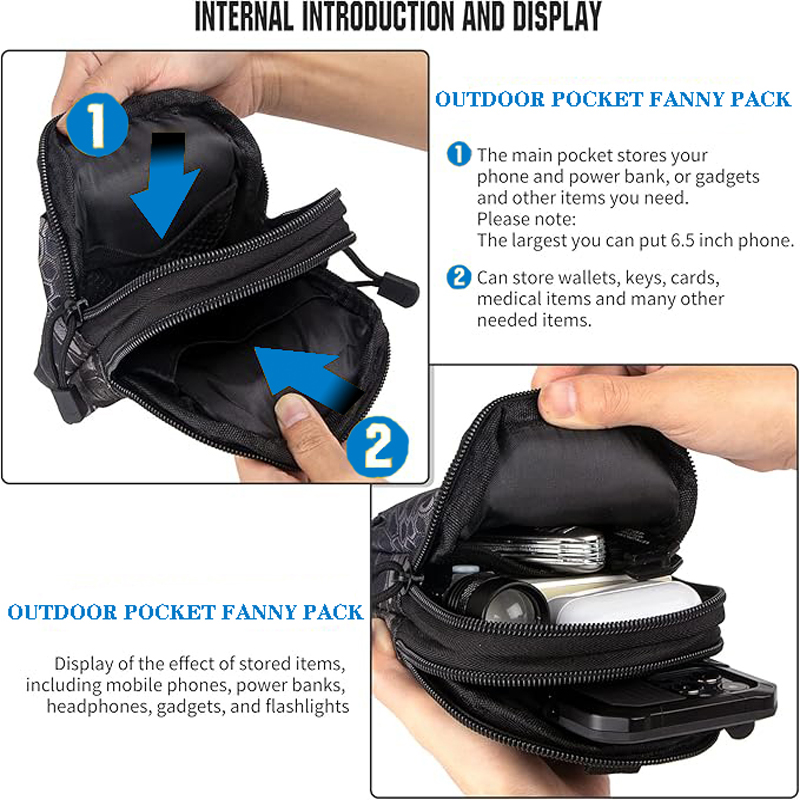 Universal EDC ยุทธวิธี Molle ก - Edc Carry Holster บทวิจารณ์และราคา